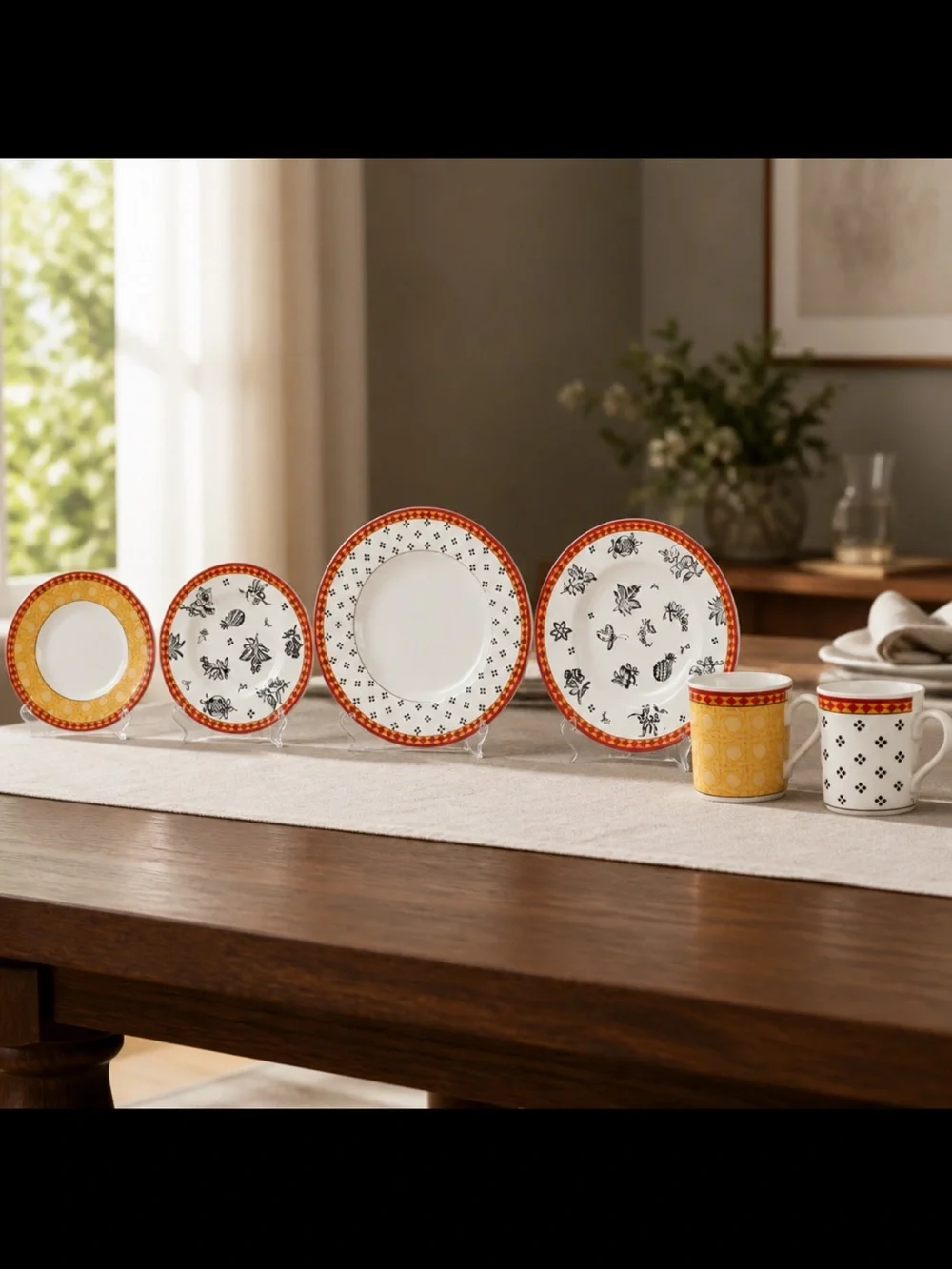 Villeroy & Boch 23-Piece Switch 5 Dishes (Plates, Dessert Plates, Mugs, Bowls)